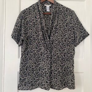 Silk vintage blouse ditzy floral by Anna & Frank